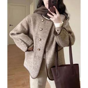 自由区（ジユウク） スプリングコート 38 ブラウン レディース