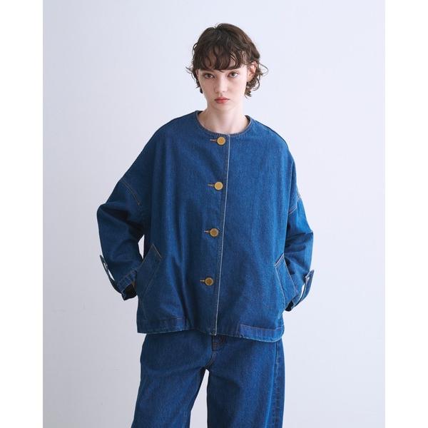 コート アウター MALTON N/C SHORT DENIM レディース