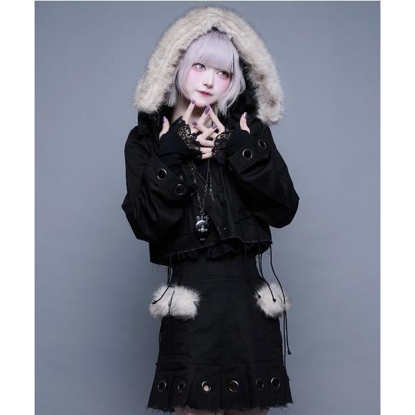 ブルゾン アウター 「ililil/イルイルイル」「Ainsel cropped jacket」ファ...