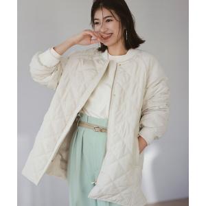 ブルゾン アウター 「洗濯機可/撥水」ダイヤキルトブルゾン レディース