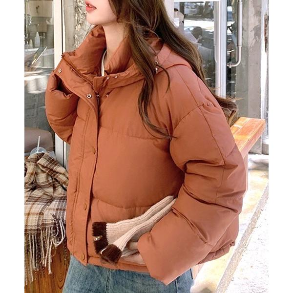 ブルゾン アウター ショート丈中綿ブルゾン レディース