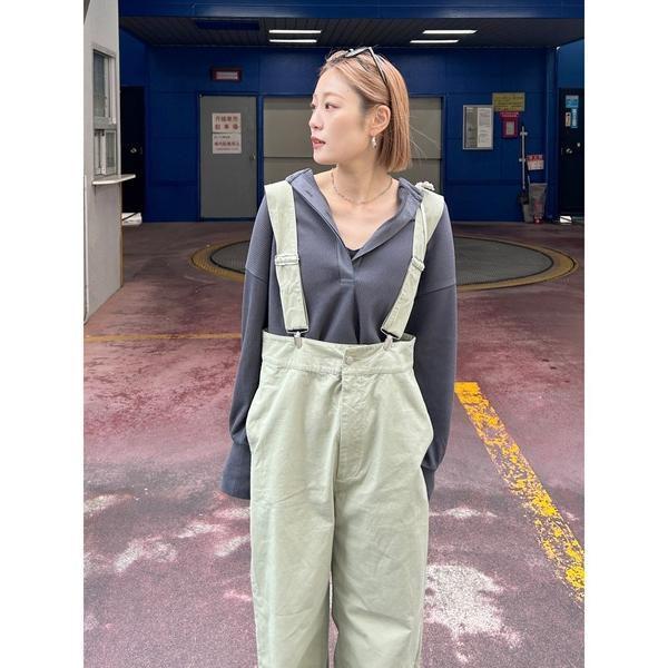 tシャツ ヘンリーネックテレコロングスリーブTee レディース