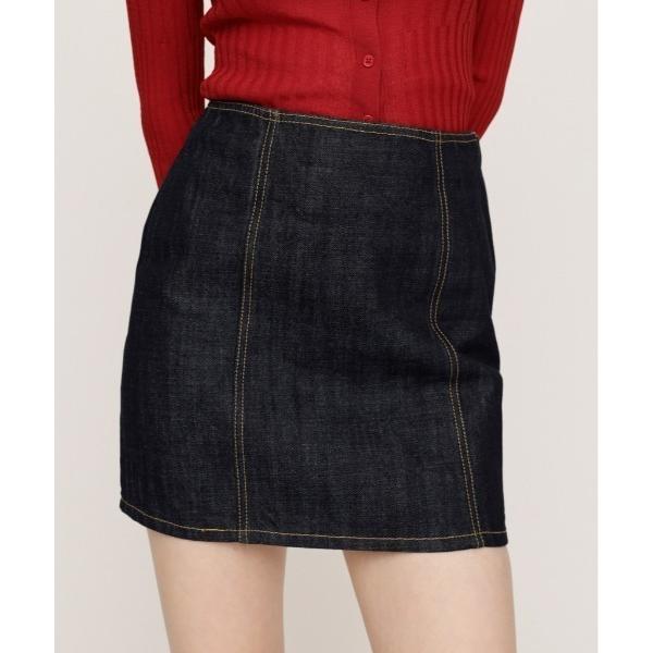 デニムスカート WYATT J/W MINI SK-A ワイアット ジャストウエスト ミニ スカート...