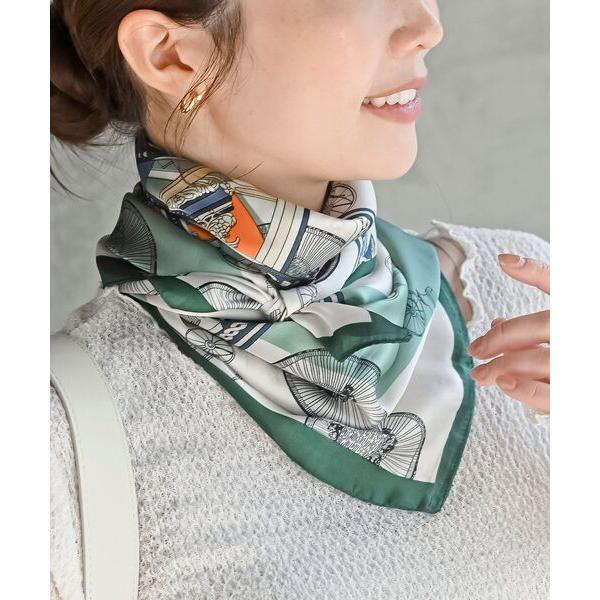 スカーフ バンダナ リング付きスカーフ レディース