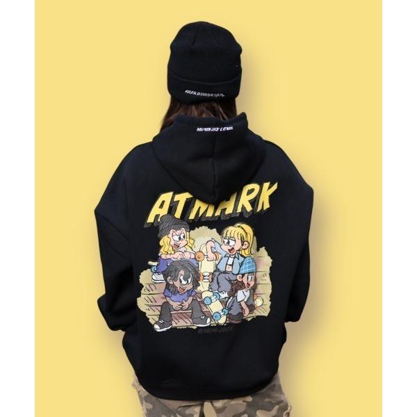 パーカー 「フリーサイズ　/　UNISEX　」ATMARK×DAI NEWJACKコラボ　イラストグ...