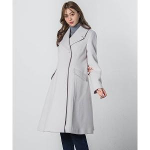 「QUEENS COURT」 チェスターコート S グレー レディース