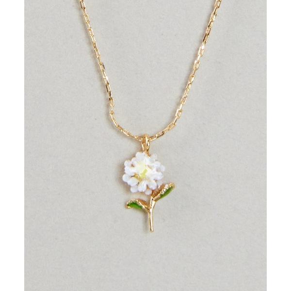 ネックレス Zoule ゾーラ：FLOWER LETTER SERIES　flower letter...