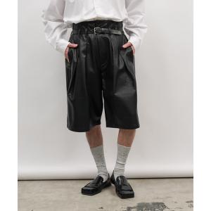 パンツ バギーフレア ハーフパンツ メンズ レディース