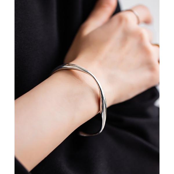 ブレスレット メタル シンプル デザイン ブレスレット バングル レディース