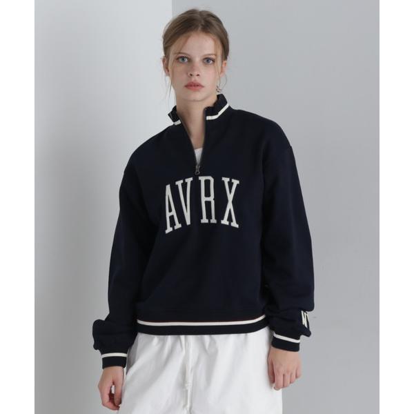 トレーナー スウェット 「直営店限定」LINE RIB LOGO SWEAT/ラインリブ ロゴスウェ...