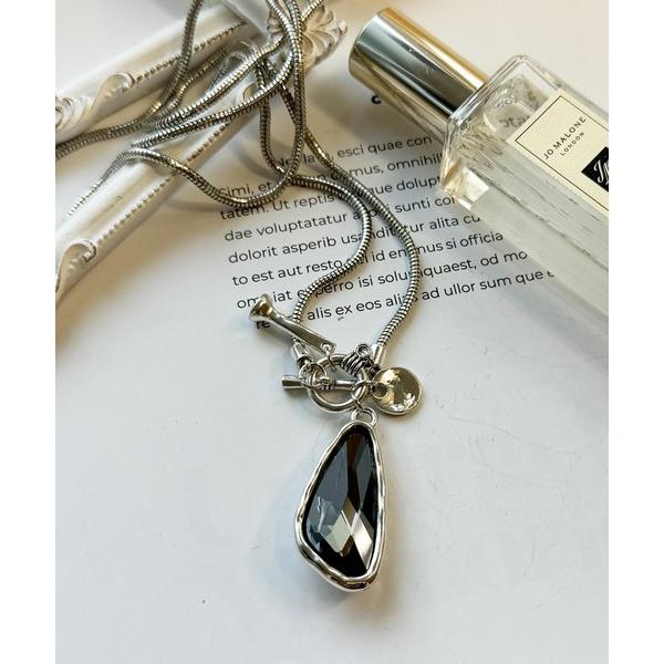 ネックレス 「 NOLITA / ノリータ 」クリスタルビーズ ワイルド ネックレス オールド加工が...