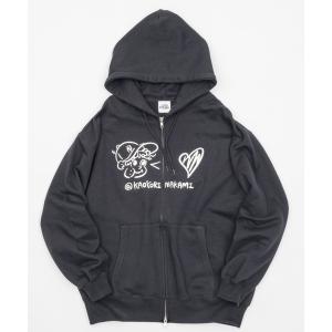 パーカー ＆#9787;「＆#10084;＆#65038;zip hoodie / カオヨリナカミフーディー メンズ レディース