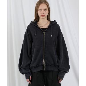 パーカー MULTI GIMMICK DESIGN DOUBLE ZIP PARKA/マルチギミックデザインダブルジップパーカー メンズ レディース
