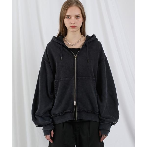 パーカー MULTI GIMMICK DESIGN DOUBLE ZIP PARKA/マルチギミック...