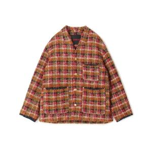 CABaN（キャバン） ジャケット ノーカラージャケット ウールコットン