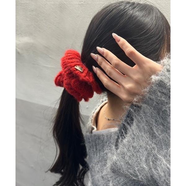 アームカバー ニットシュシュ レディース