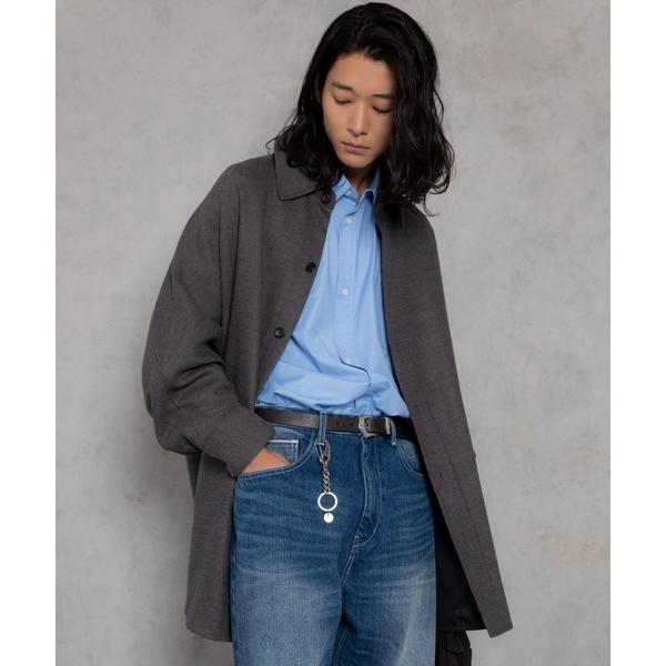 コート アウター ADAMPATEK/wool blend over shirt coat/ウール混...