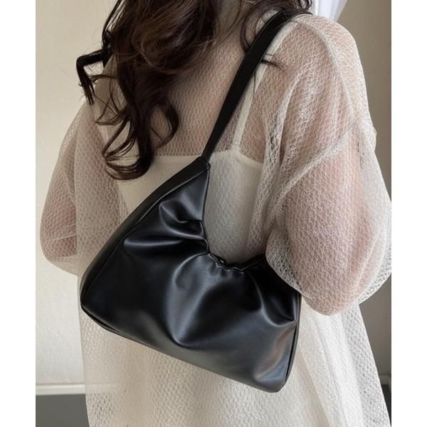 ショルダーバッグ バッグ スクエアミニハーフムーンバッグ ショルダーワンハンドルバッグ レディース