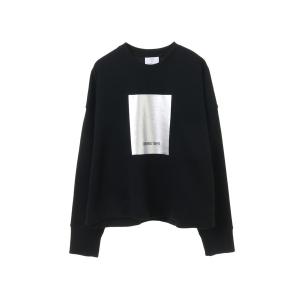 トレーナー スウェット FOIL PRINT SHORT SWEAT レディース