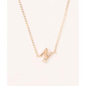 ネックレス K10イニシャルネックレス レディース