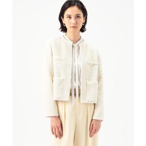 ANY SIS（エニィスィス） ジャケット ノーカラージャケット ツイード