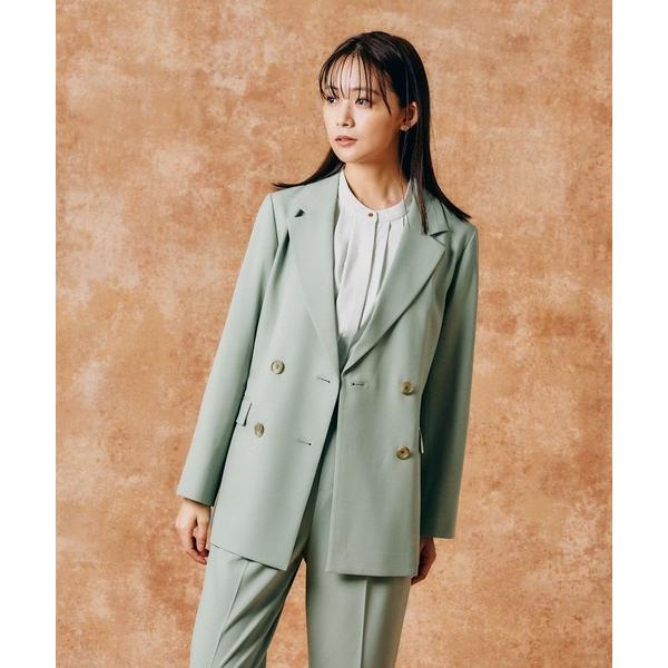 ジャケット テーラードジャケット ウツクシルエットダブルジャケット/133614 レディース
