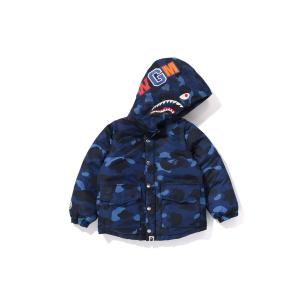 A BATHING APE キッズリバーシブルジャケットジャンパー 120 A BATHING APE（アベイシングエイプ） ダウン アウター CITY CAMO