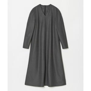 ワンピース Vネックトラペーズワンピースの商品画像