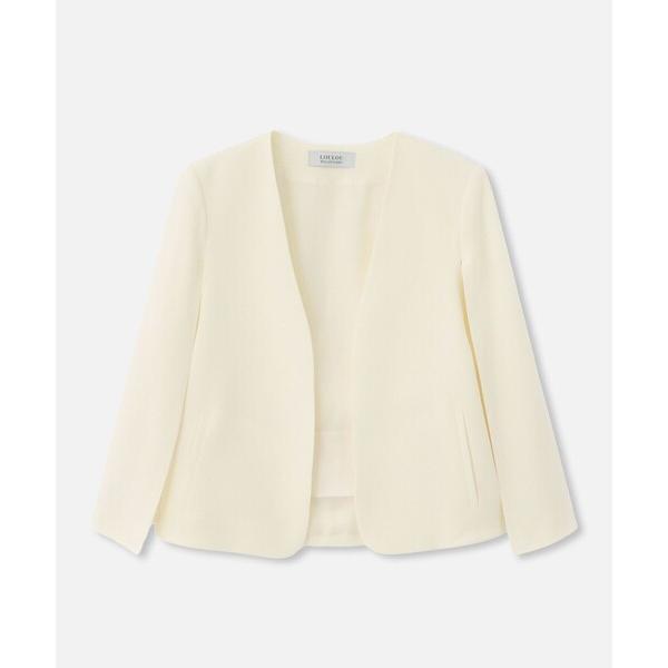 ジャケット ノーカラージャケット 「LOULOU WILLOUGHBY」 リトルブラックケープジャケ...