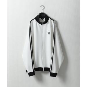ジャージ 「ZIP FIVE」 袖サイドライン ワンポイント 刺繍 トラックジャケット / ジャージ レディース メンズ