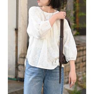 tシャツ インド綿刺繍ルーズプルオーバー （インド綿.インドコットン.コットン100%，綿100%） レディース｜ZOZOTOWN Yahoo!店