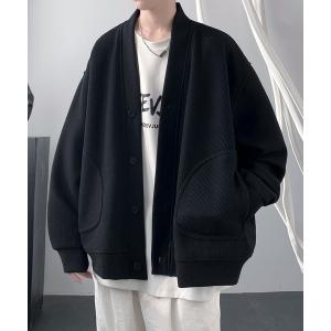 カーディガン ANASTASIA オーバーサイズ ダンボールスウェット カーディガン メンズ レディース