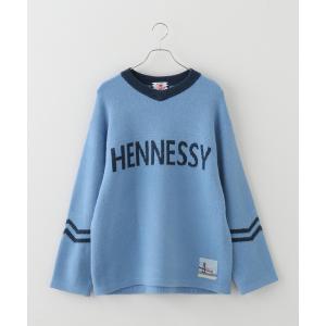 ニット セーター 「SON OF THE CHEESE / サノバチーズ」 HENNY FOOTBALL SWEATER SC2420-KN04 レデ