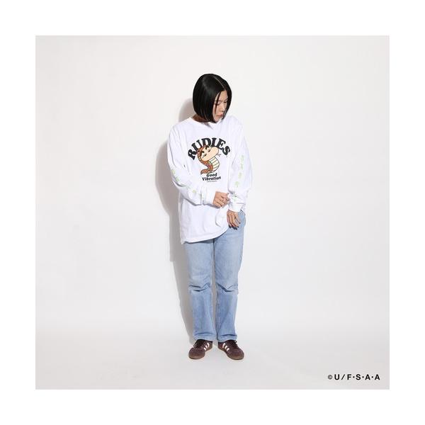tシャツ RUDIE&apos;SxCRAYON SHINCHAN SNAKE LSTEE/ルーディーズ×クレ...