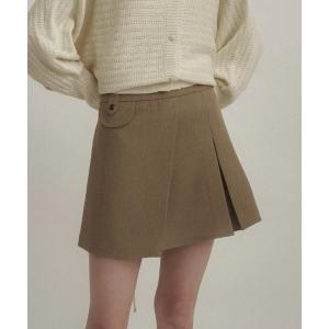 パンツ レイヤードスカート レディース