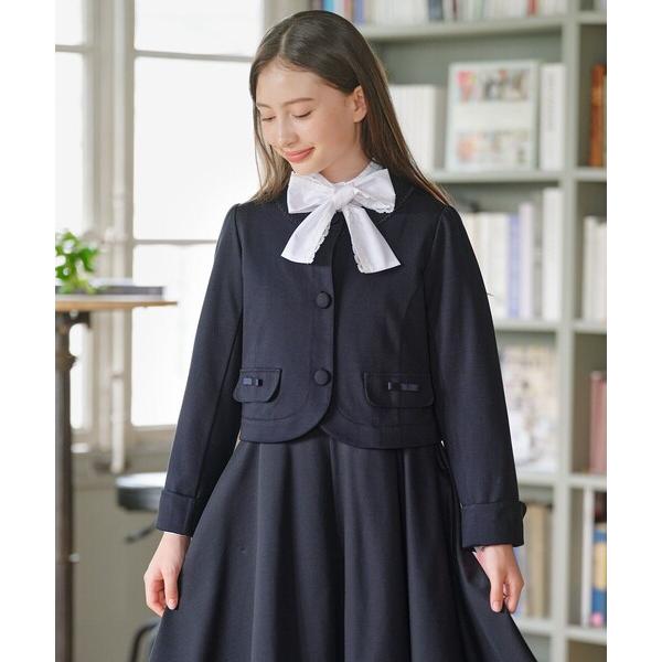 ノーカラージャケット アウター 「150-170cm」ノーカラー ジャケット キッズ 子供服 女の子