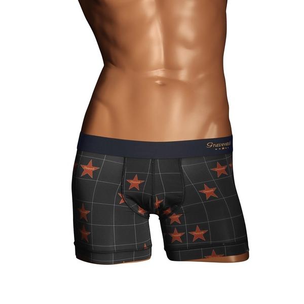 ボクサーパンツ Gravevault グレイブボールト TIMELESS メンズ ショート ボクサー...