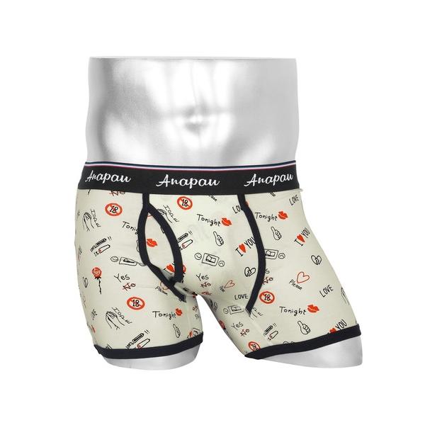 ボクサーパンツ Anapau アナパウ LOVE PANTS メンズボクサーパンツ
