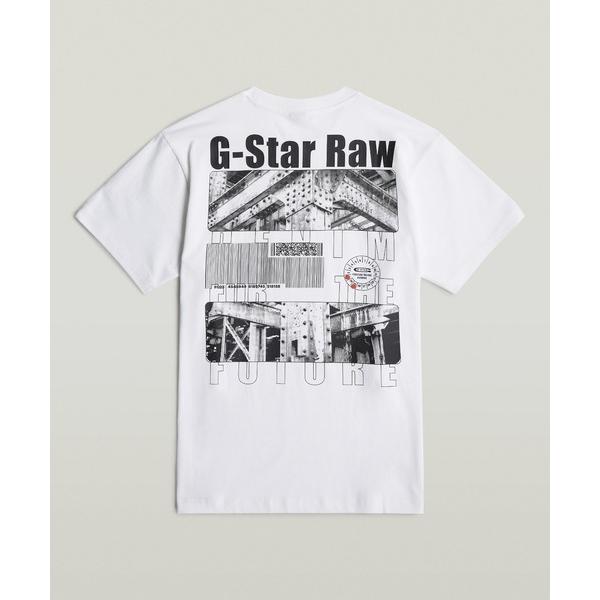 tシャツ BARCODE BACK GRAPHIC LOOSE T-SHIRT/バックグラフィックプ...