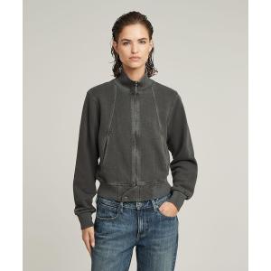 ジャージ OVERDYED SLIM TRACK SWEATER JACKET/オーバーダイスリムスウェットトラックジャケット レディース