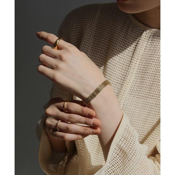 ブレスレット 金属アレルギー対応 ゴールドチェーンブレスレット レディース メンズ