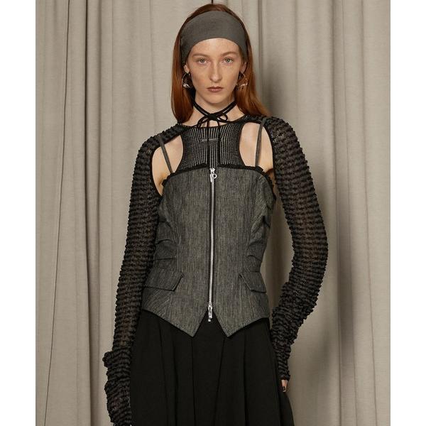 ラッフルレイヤードビスチェ / Ruffled Layered Bustier レディース