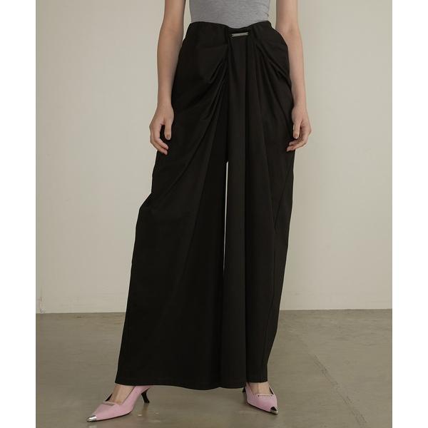 ワイドパンツ パンツ ドレープフロントジャージパンツ / Drape Front Jersey Pa...