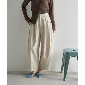 チノパン タック入りワイドチノパン レディース : ZOZOTOWN Yahoo!店