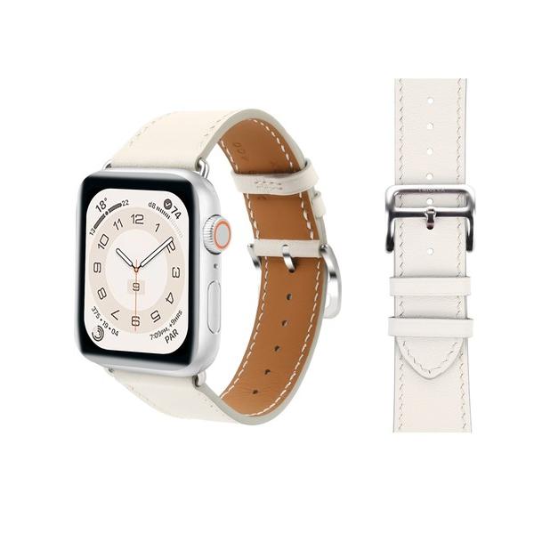腕時計 アップルウォッチバンド　スイフトレザー 本革 「42(Series1/2/3)/44/45/...