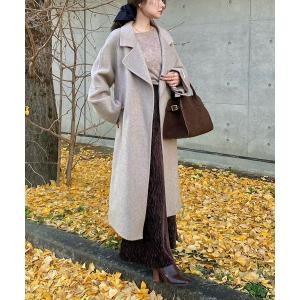 SNIDEL（スナイデル） ウロコカシミヤロングコート 23秋冬 SWFC234001