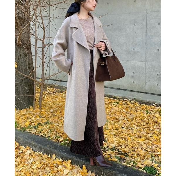 コート チェスターコート shaggy big silhouette long chester co...