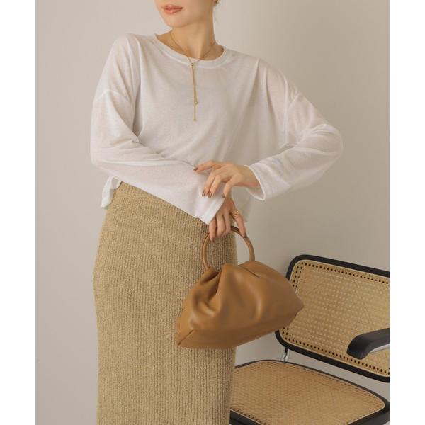 tシャツ drop shoulder sheer long Tee /ドロップショルダー ロング T...