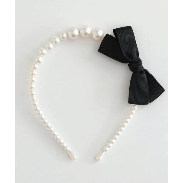 カチューシャ パールリボンカチューシャ
