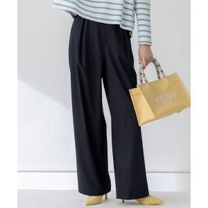 ワイドパンツ パンツ 「Oggi3月号掲載/セットアップ対応」ライトクロス ワイドパンツ レディース